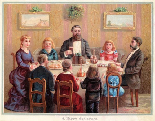 Victorian Family - Christmas Dinner